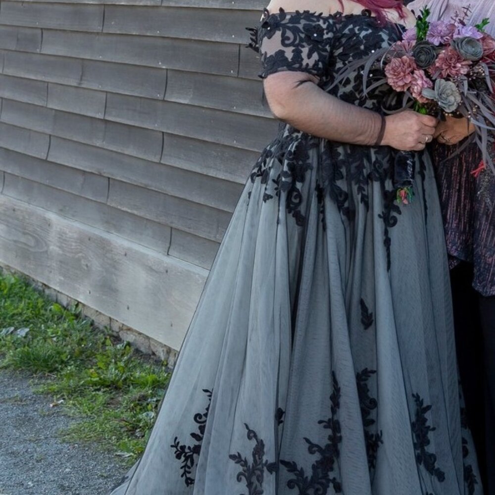 Black Wedding Dress - Cocomelody